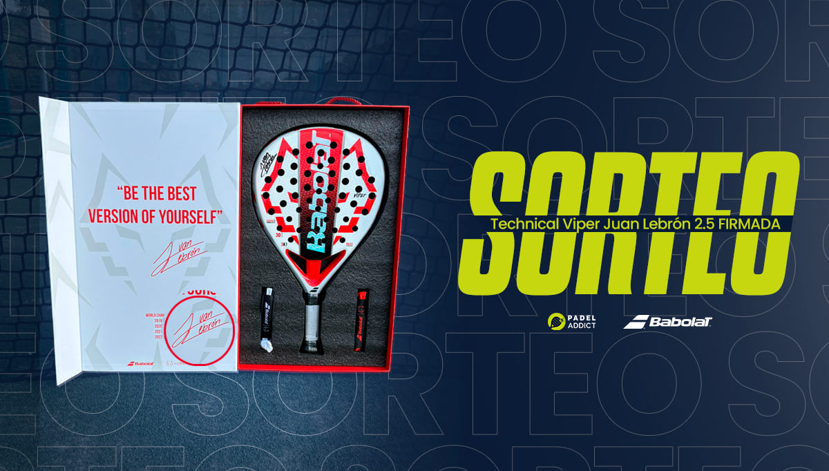¡Gana una Babolat Technical Viper Juan Lebrón 2.5 firmada en nuestro sorteo!