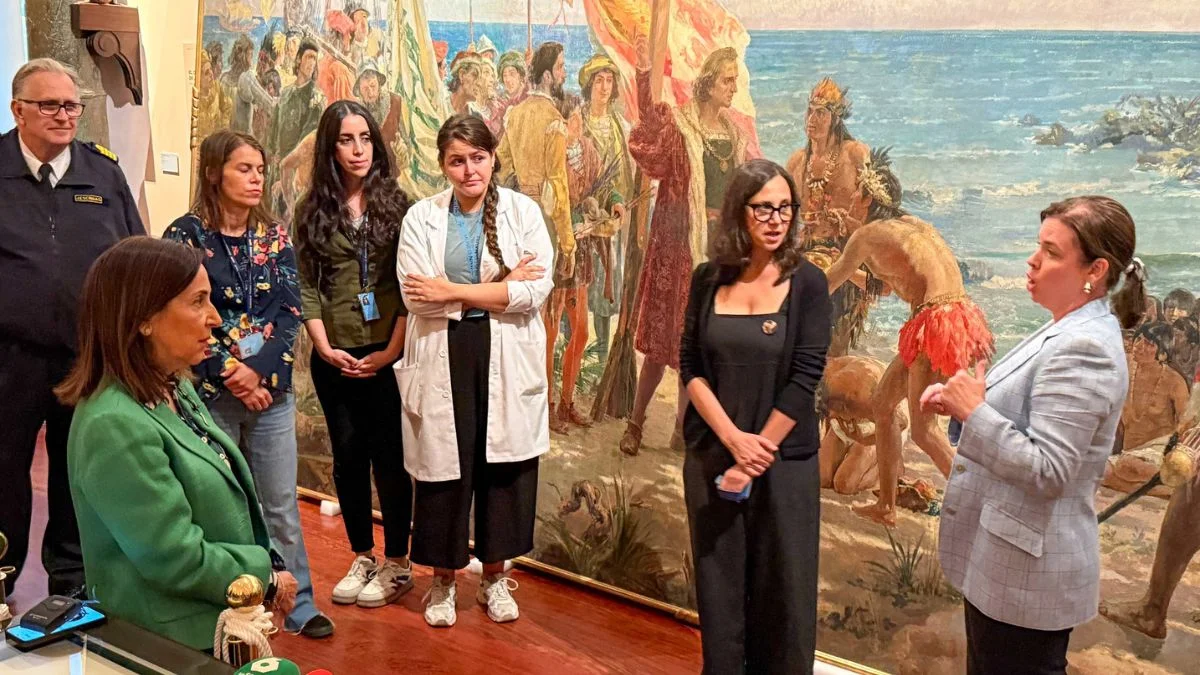 El Museo Naval Rescata Obra de Cristóbal Colón tras Incidente con Activistas