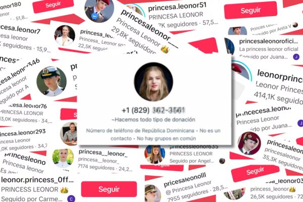 Fundación Princesa de Asturias alerta sobre perfiles falsos de Leonor en redes sociales destinados a estafar