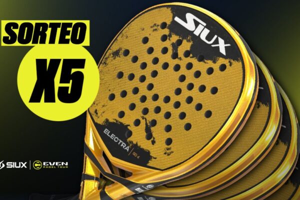 ¡Gana una de las 5 palas Siux Electra Go 4 en nuestro emocionante sorteo!