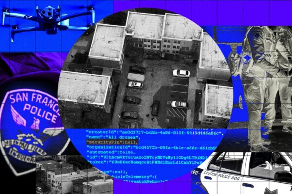 Filtración de imágenes de drones de la policía de San Francisco revela la nueva era de la vigilancia urbana.
