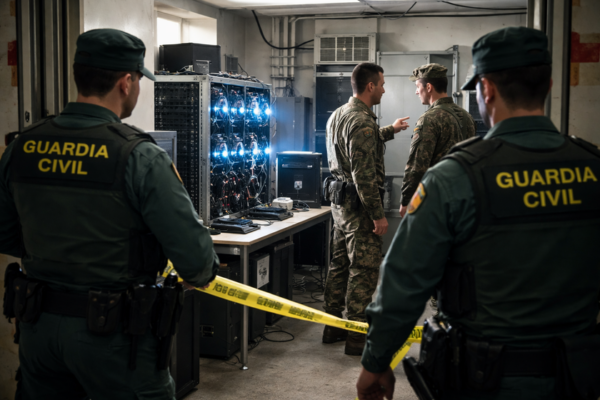 Capitán del Ejército sancionado por permitir la instalación de un equipo para minar criptomonedas en base militar de Zaragoza