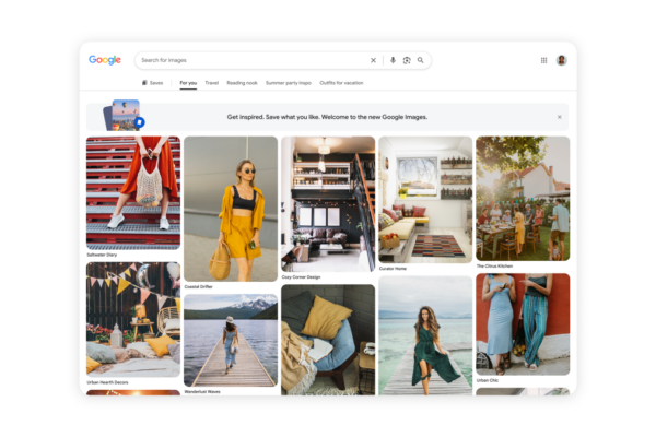 Google Imágenes se renueva con un diseño similar a Pinterest para mejorar la búsqueda visual