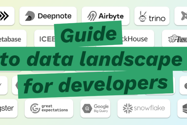 Guía completa de herramientas de datos para desarrolladores: Explora el panorama actual