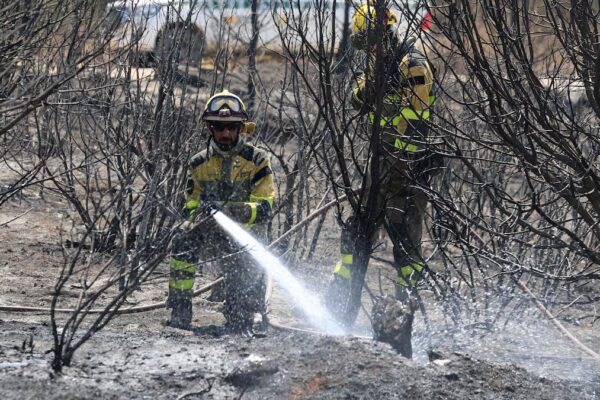 Azcón afirma tras el incendio de Orés: "Hoy es el primer día de alivio"