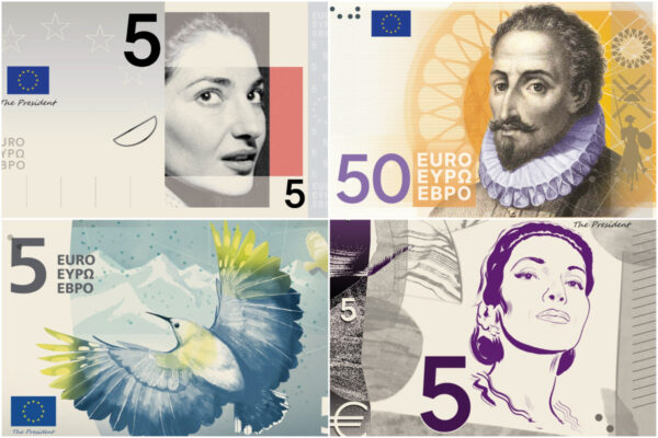 Descubre los nuevos billetes de euro con diseño inspirado en figuras históricas y la naturaleza.