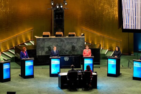 Seis aspirantes a liderar la ONU muestran sus posturas en un debate sin un claro ganador