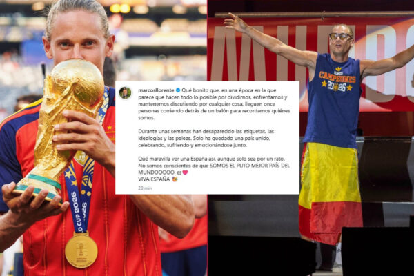 Llorente comparte un conmovedor mensaje en redes sociales tras las celebraciones