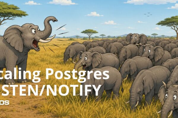 Cómo Postgres LISTEN/NOTIFY logran una escalabilidad efectiva en bases de datos
