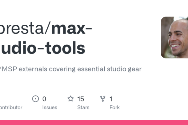 Max/MSP: Herramientas Esenciales para Estudio Disponibles en GitHub