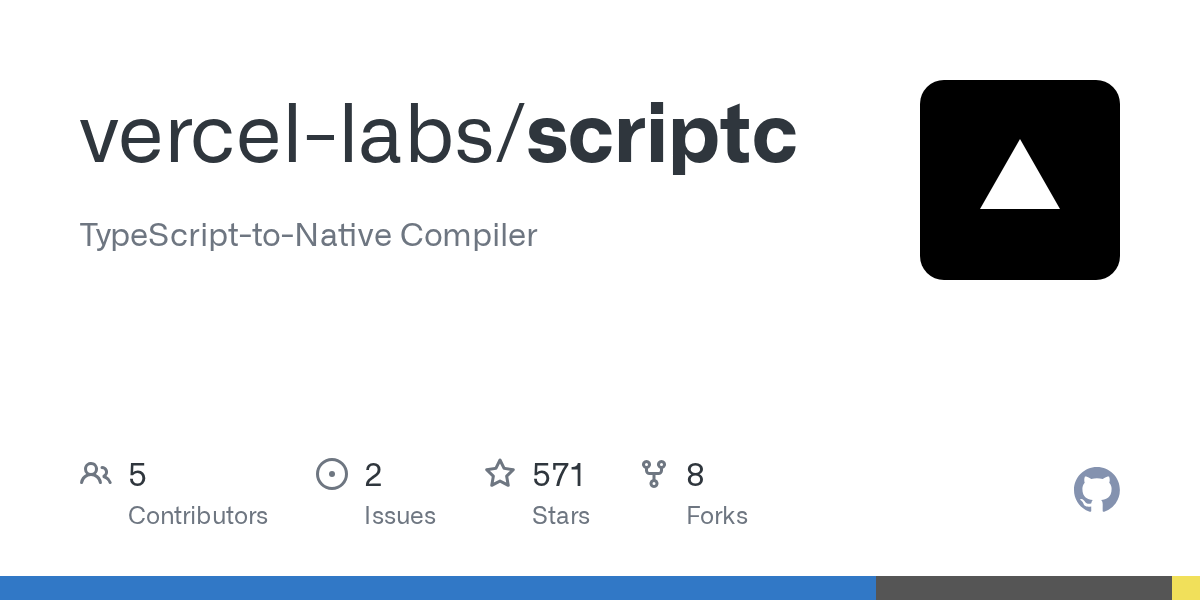 Vercel Labs lanza ScriptC: Compilador de TypeScript a Código Nativo en GitHub