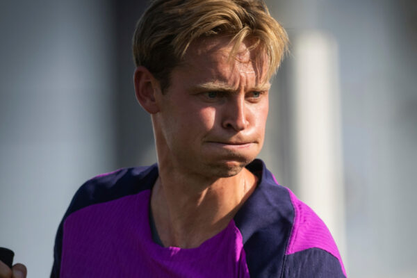 Frenkie De Jong inicia su proceso de recuperación tras la lesión