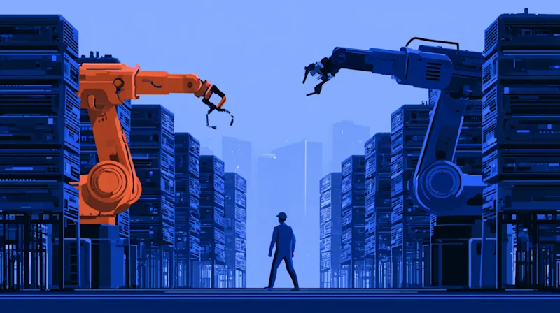 Nuevas celdas robóticas híbridas de Bright Machines prometen solucionar cuellos de botella en la infraestructura de IA.