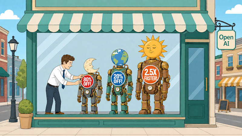 Guerra de precios en IA: OpenAI reduce en un 80% el costo de GPT-5.6 Luna tras intensificación de la competencia en modelos económicos