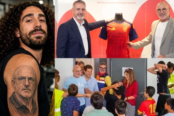 De la Fuente concluye una semana destacada con tributo a Cucurella, solidaridad por incendios y homenaje en Telefónica
