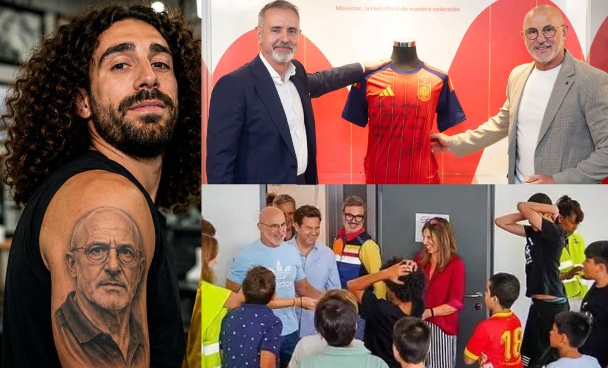 De la Fuente concluye una semana destacada con tributo a Cucurella, solidaridad por incendios y homenaje en Telefónica