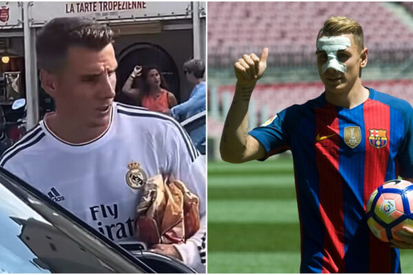 Un exjugador del Barça sorprende al lucir la camiseta del Real Madrid en público.