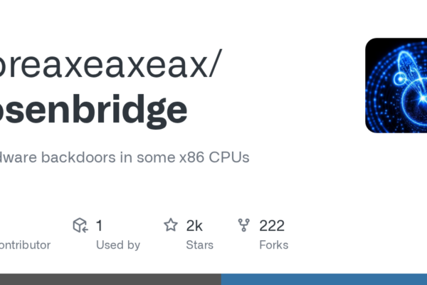 Detectan vulnerabilidades en hardware de ciertos CPU x86: Se revelan puertas traseras en Xoreaxeaxeax/Rosenbridge en GitHub