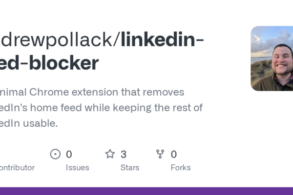 Nueva extensión de Chrome elimina el feed de LinkedIn, mejorando la experiencia de uso en la plataforma
