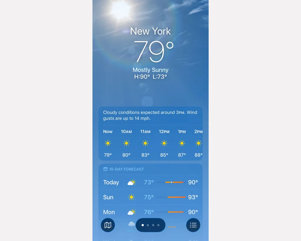 Las mejores aplicaciones de clima para iPhone en un mundo con pronósticos cada vez más inciertos