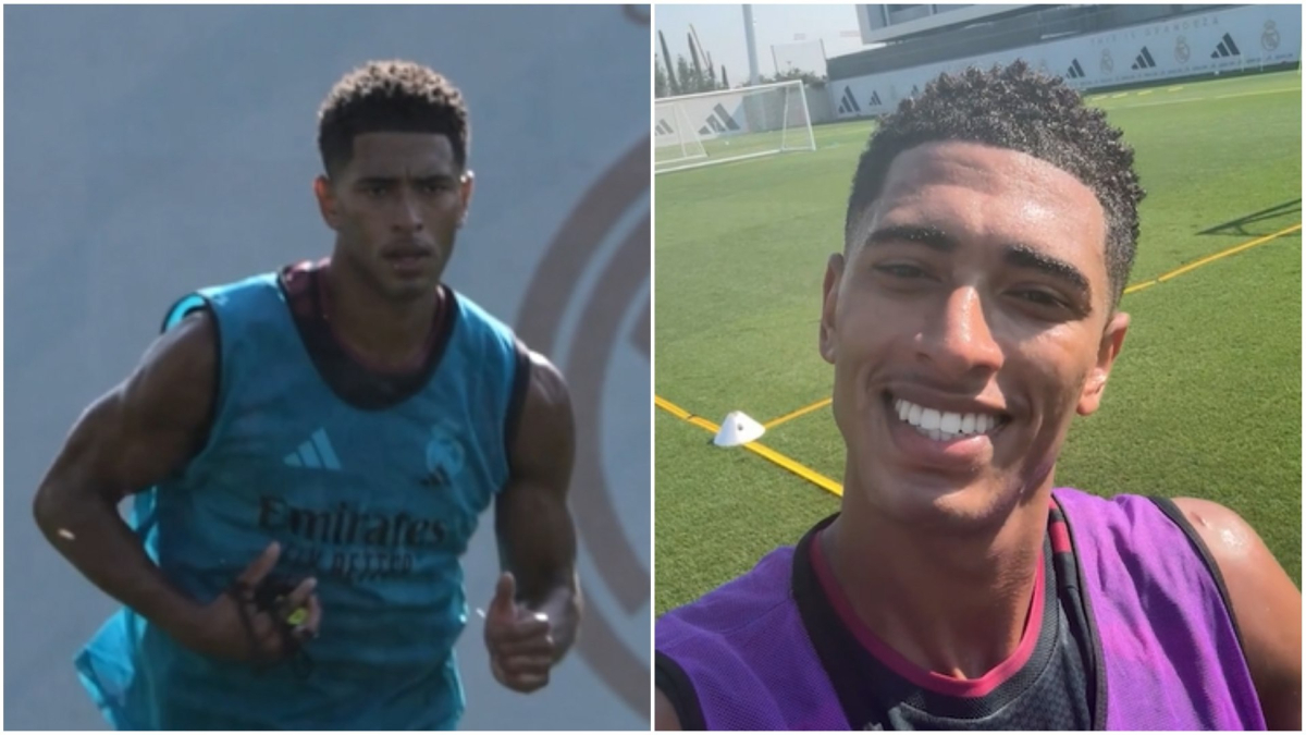 Jude Bellingham retoma sus entrenamientos con el Real Madrid tras su ausencia