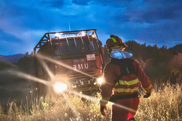 Fallece un miembro de la UME en accidente mientras combate un incendio en Huesca