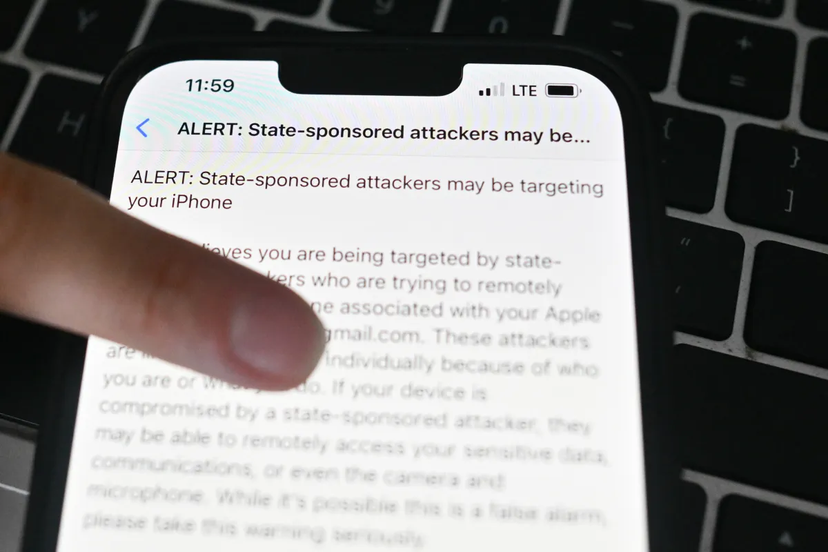 Un número sin precedentes de usuarios de Apple recibe alertas de spyware, según investigadores
