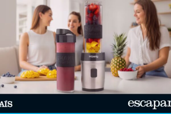 Innovadora batidora de mano con dos vasos portátiles se convierte en la favorita de Amazon
