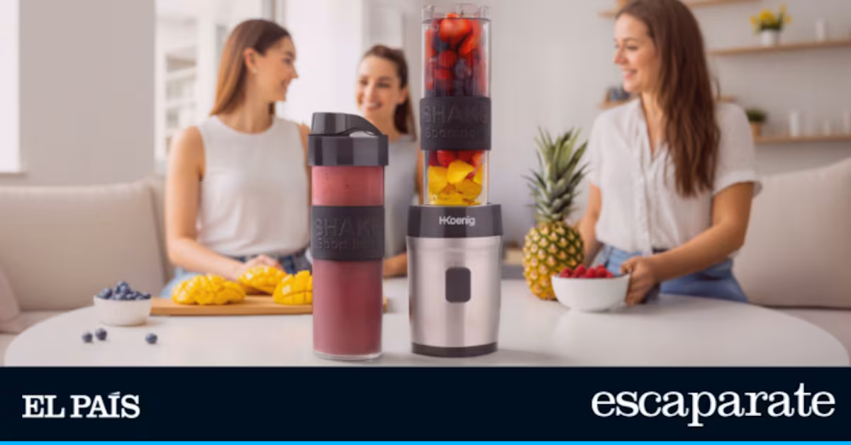 Innovadora batidora de mano con dos vasos portátiles se convierte en la favorita de Amazon
