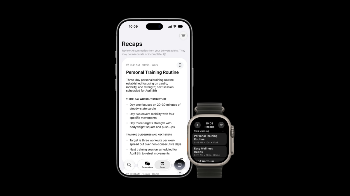 La nueva función del Apple Watch resume tus conversaciones de manera inteligente