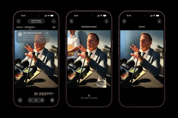 Apple se une a la lucha contra las imágenes falsas generadas por inteligencia artificial