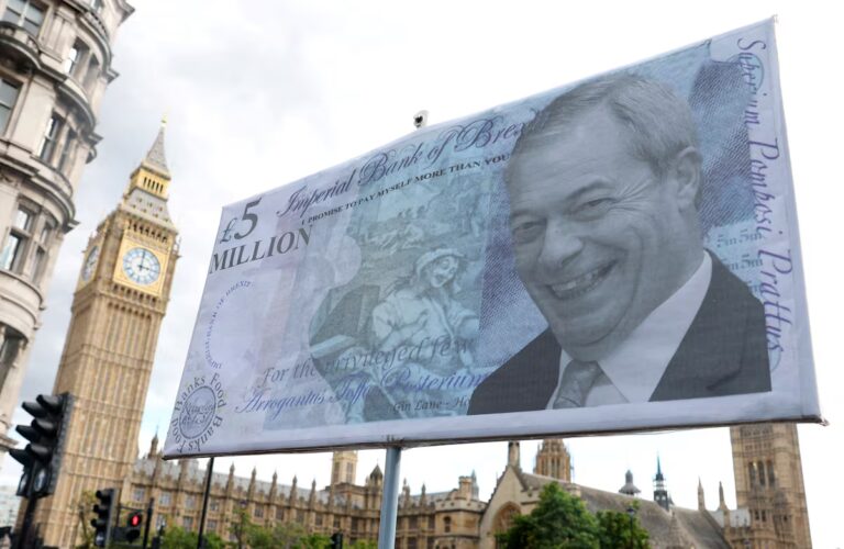 Un magnate de las criptomonedas aporta 42 millones a Farage, marcando un récord en donaciones individuales en el Reino Unido