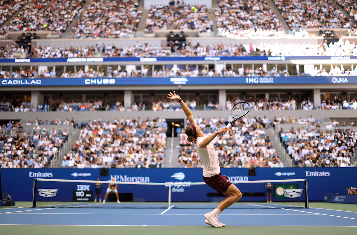 Final del US Open: Zverev conquista el primer set ante Shelton en tiempo real
