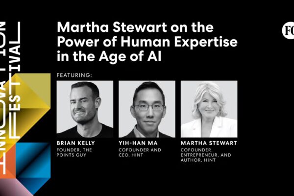 Martha Stewart destaca la importancia de la experiencia humana en la era de la inteligencia artificial.