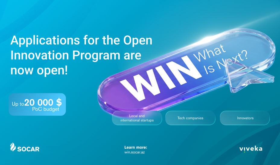 Abren inscripciones para el Programa de Innovación Abierta SOCAR WIN