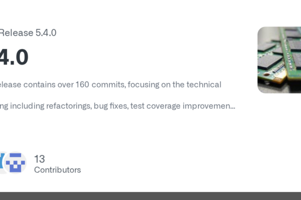Lanzamiento de la versión 5.4.0 de jemalloc: Mejoras y novedades en GitHub