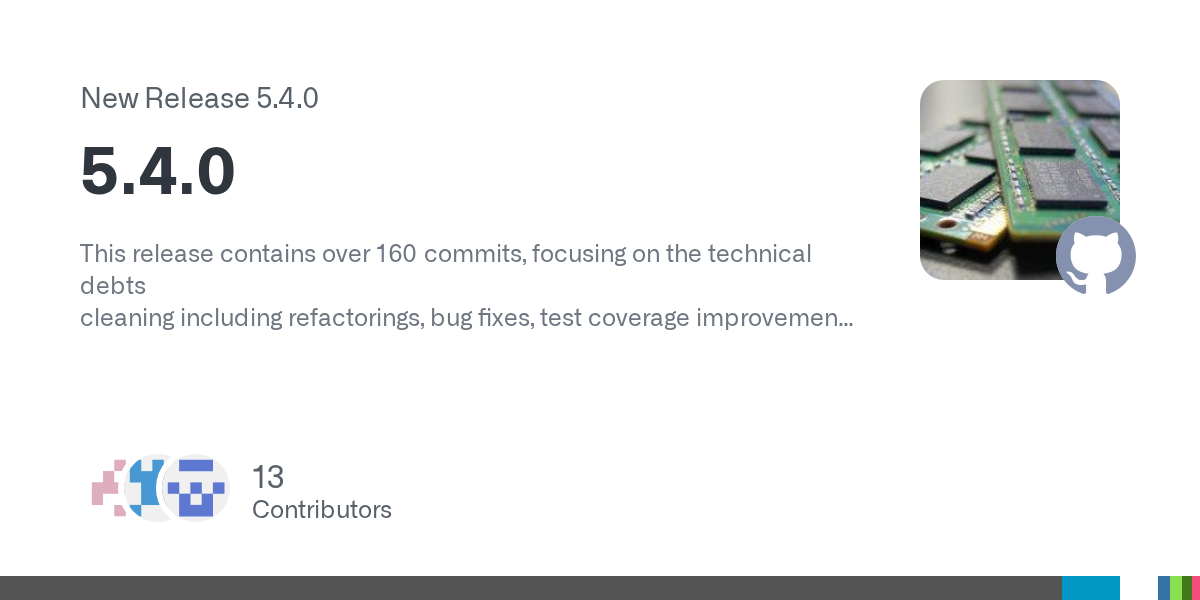 Lanzamiento de la versión 5.4.0 de jemalloc: Mejoras y novedades en GitHub