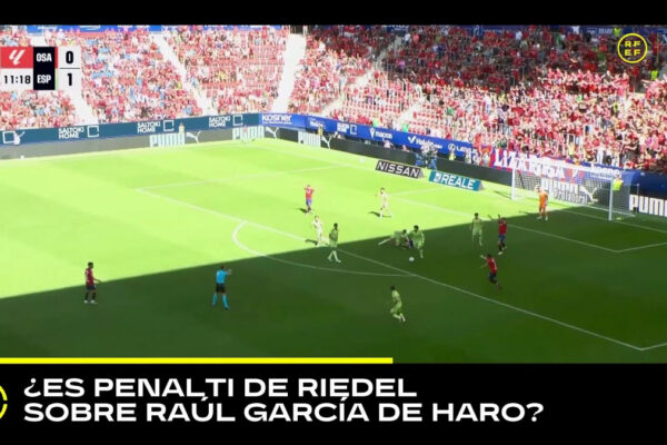 El CTA admite un evidente error del VAR y el árbitro en el penalti no sancionado a Raúl frente al Espanyol.