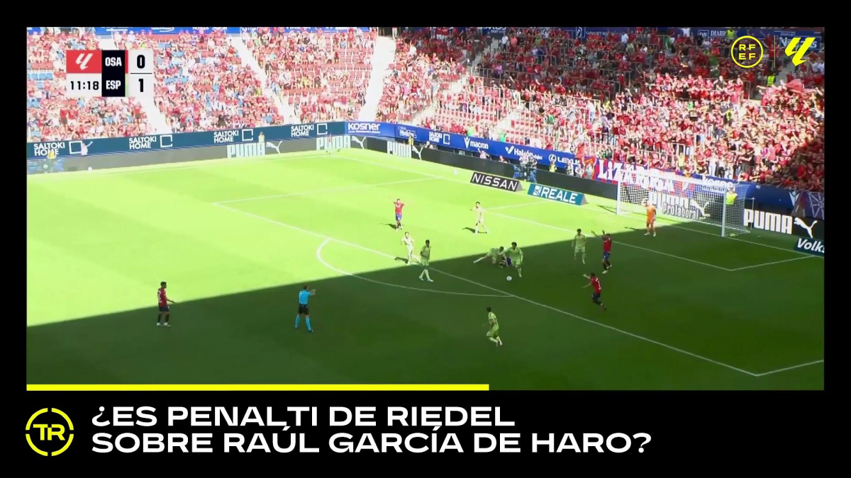 El CTA admite un evidente error del VAR y el árbitro en el penalti no sancionado a Raúl frente al Espanyol.