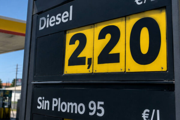 El precio del diésel podría alcanzar los 2,20 euros a partir del 1 de octubre
