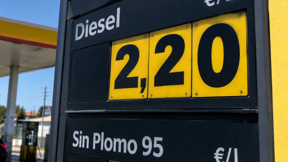 El precio del diésel podría alcanzar los 2,20 euros a partir del 1 de octubre