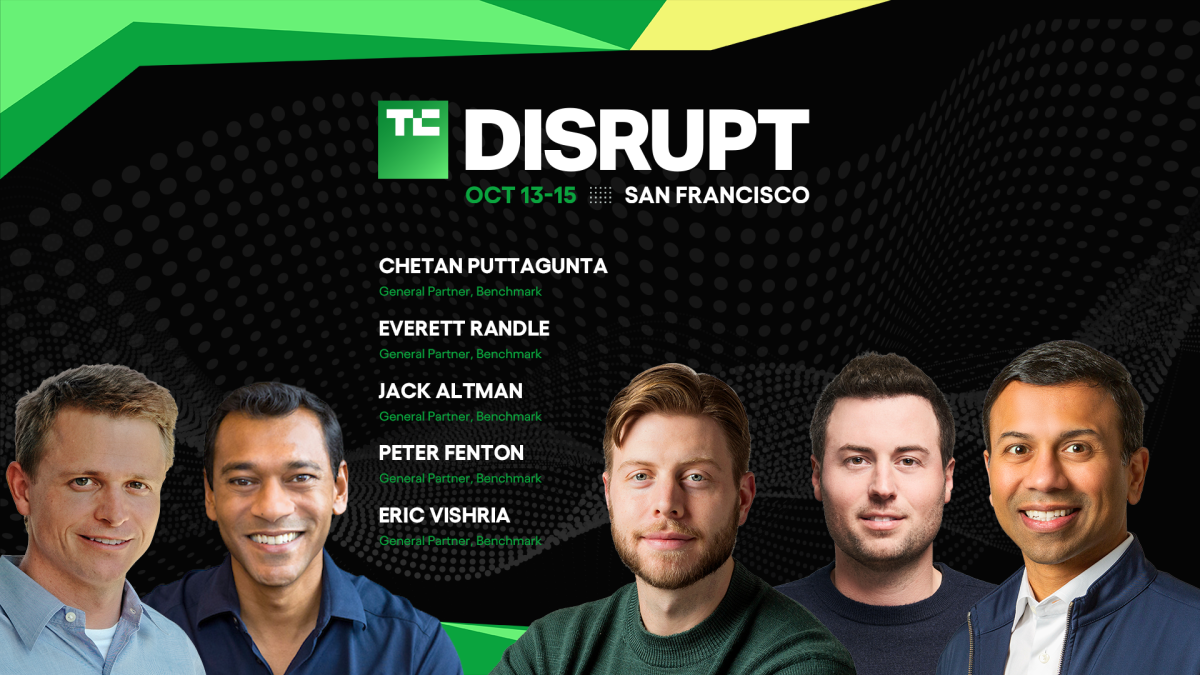 Benchmark anuncia asociación clave en el evento Disrupt 2026