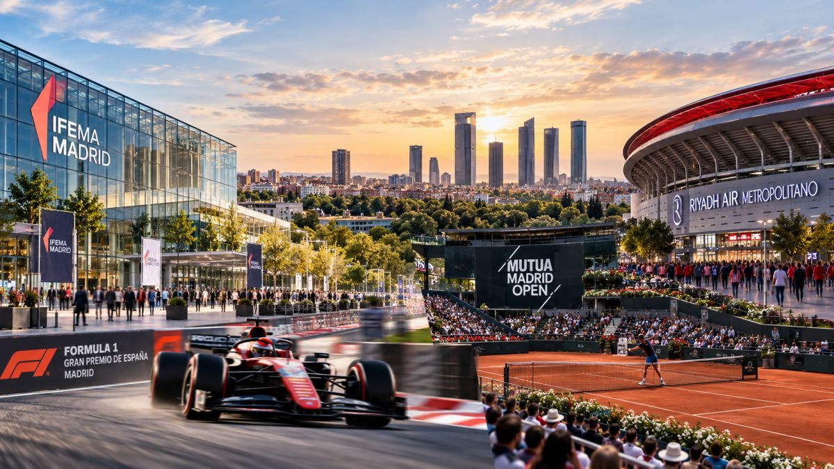 Grandes eventos en Madrid: Cómo Ifema, la Fórmula 1, el Mutua Madrid Open y el Riyadh Air Metropolitano están revitalizando la economía local