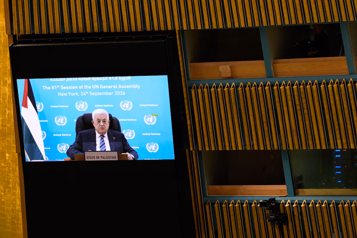 Abbas denuncia en la ONU un plan colonial de limpieza étnica por parte de Israel que busca destruir la vida palestina.