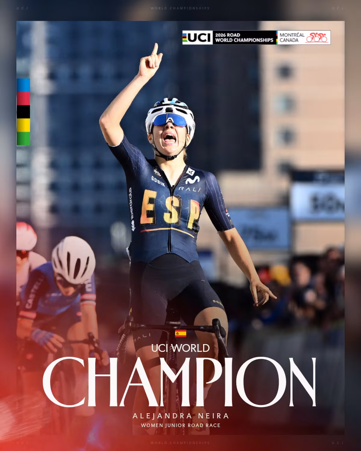 Alejandra Neira conquistar el título mundial júnior en ciclismo de ruta