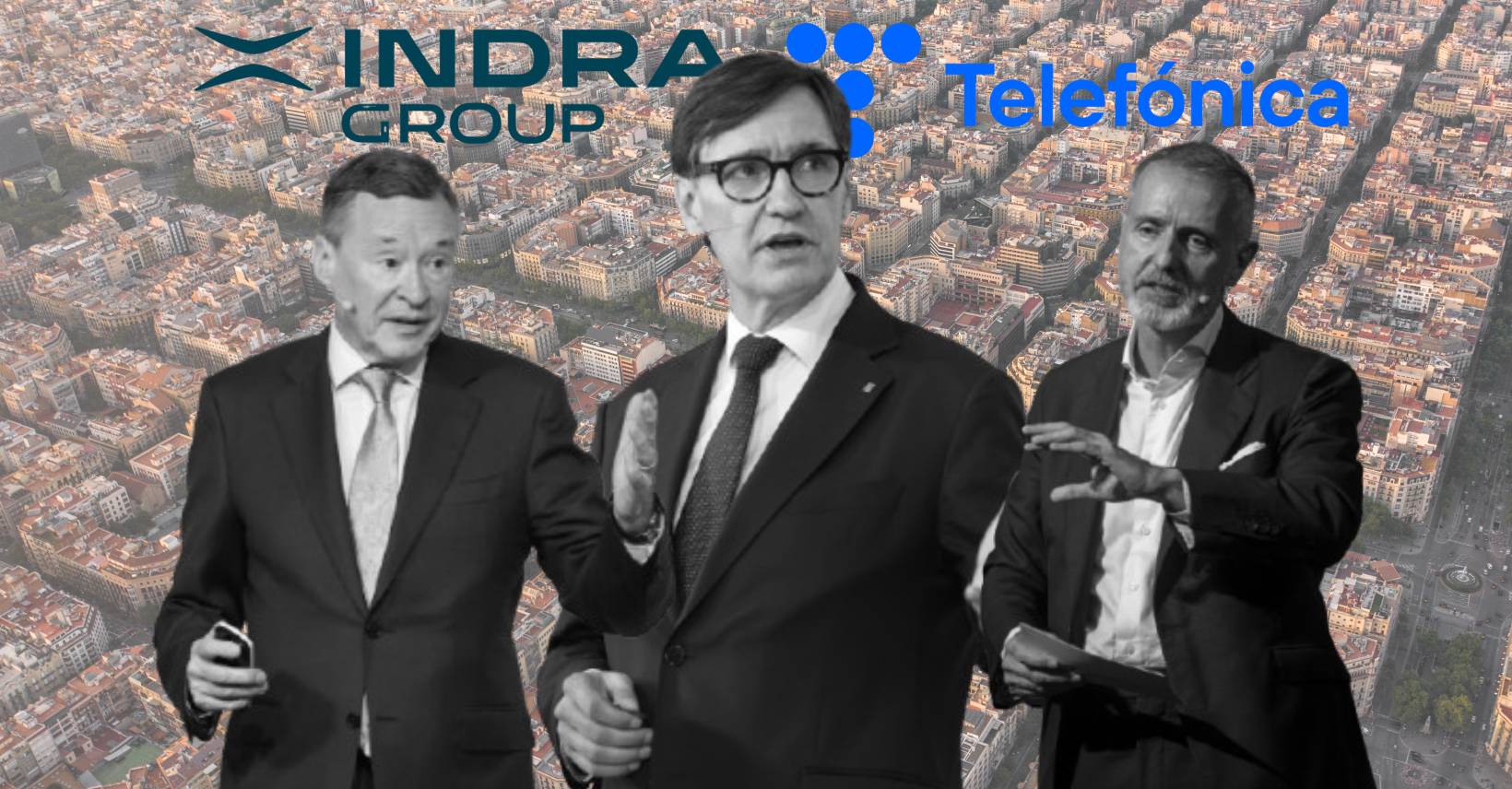 Murtra y Simón fortalecen la influencia de Telefónica e Indra en Cataluña y generan especulaciones en el sector tecnológico