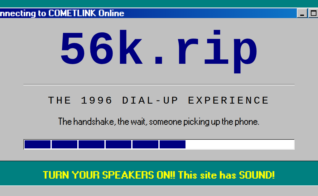 Revive la Experiencia del Internet por Marcado desde 1996: Un Viaje al Pasado Digital