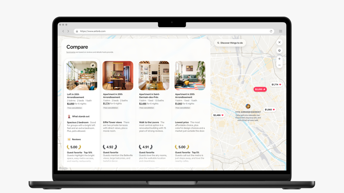 Airbnb incorpora inteligencia artificial para optimizar todo el proceso de reservas