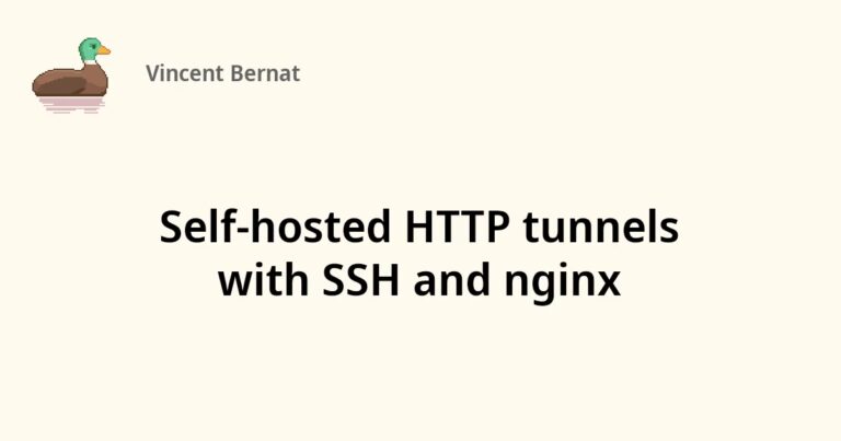Túneles HTTP autohospedados utilizando SSH y Nginx: optimiza tu conectividad segura