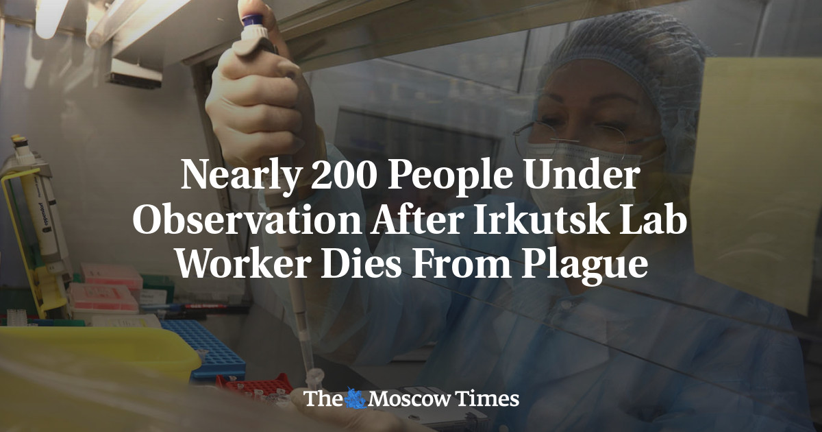 Casi 200 personas bajo vigilancia tras fallecimiento de trabajador de laboratorio en Irkutsk por peste.